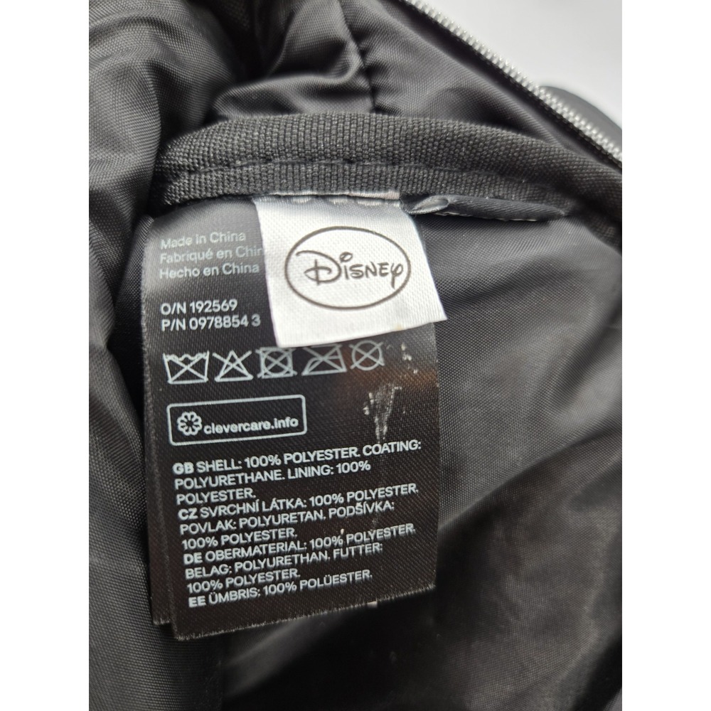 Disney/Pixar Mini Plain Black Backpack with Ears And Adjustable Straps - Picture 8 of 12